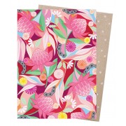 Greeting Card - Waratah Whirl